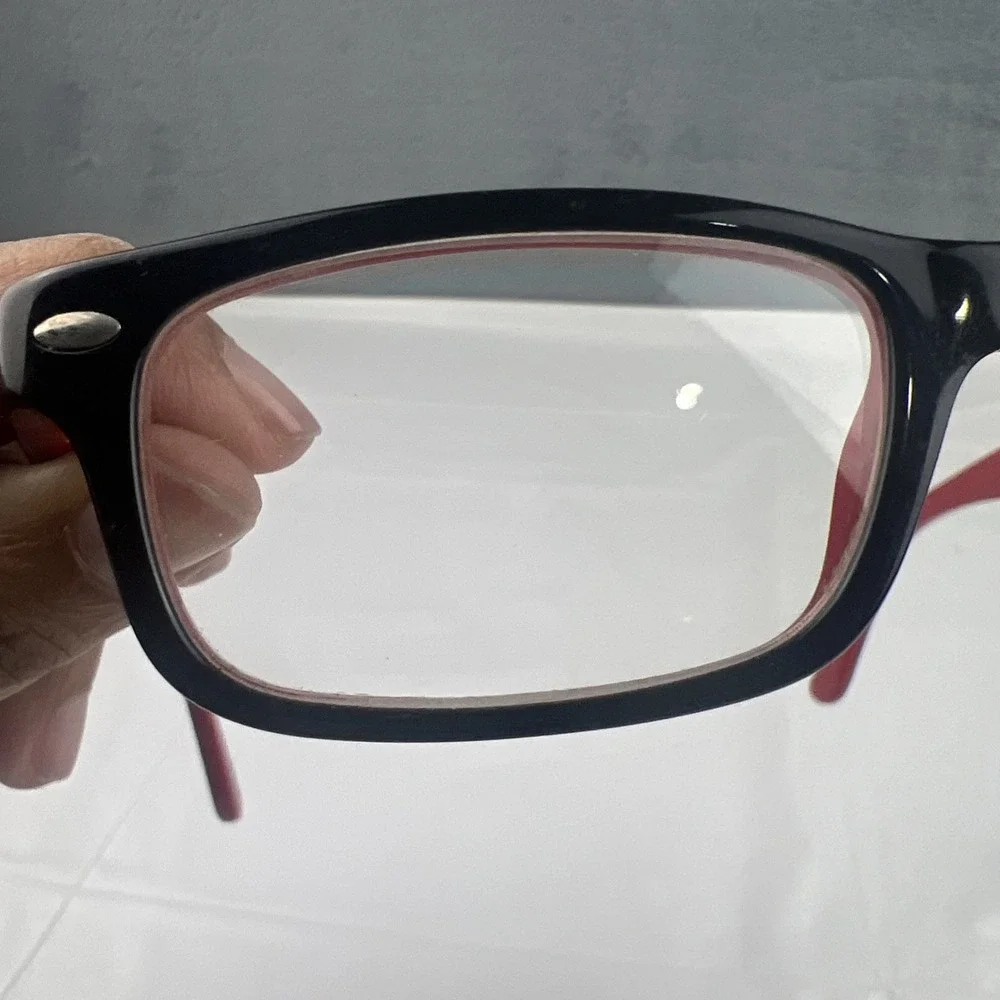 Ray Ban RB 1535 3573 Eyeglasses Red Logo Arms 48-16-130 Frames Only #5